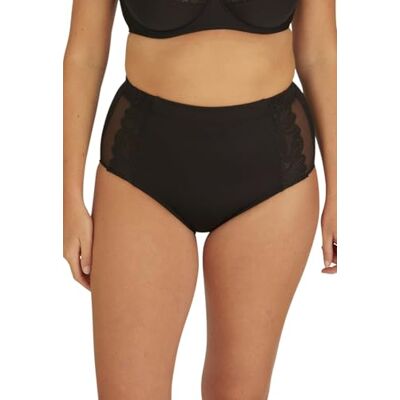 WELL Culotte en Dentelle Allure Taille Haute Noir Taille 42 - Publicité WELL Culotte en Dentelle Allure Taille Haute Noir Taille 42 - Publicité