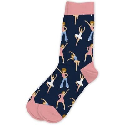 STC Paire de Chaussettes Passion Danse à Motifs T36-38 - Publicité STC Paire de Chaussettes Passion Danse à Motifs T36-38 - Publicité