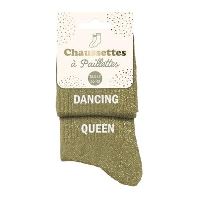 STC Chaussettes paillettes duo dancing queen - Publicité STC Chaussettes paillettes duo dancing queen - Publicité