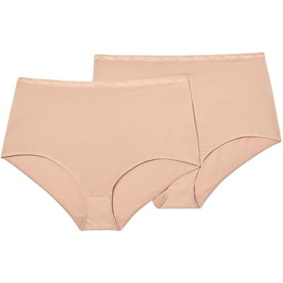 Playtex Pack-2 Organic Bio Maxi Compresseur Panty P0AZL Design pour Femme Qui façonne et Donne du Confort aux Femmes - Publicité Playtex Pack-2 Organic Bio Maxi Compresseur Panty P0AZL Design pour Femme Qui façonne et Donne du Confort aux Femmes - Publicité