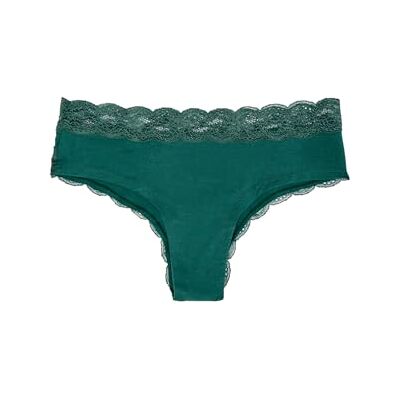 Dedoles Culotte Femme & Filles sous-vêtement Coton Beaucoup Designs Amusants Fleurs Licorne Teckel Ballons Pomme, Couleur: Vert, Motif: Émeraude foncé (Dentelle), Taille: 2XL - Publicité Dedoles Culotte Femme & Filles sous-vêtement Coton Beaucoup Designs Amusants Fleurs Licorne Teckel Ballons Pomme, Couleur: Vert, Motif: Émeraude foncé (Dentelle), Taille: 2XL - Publicité