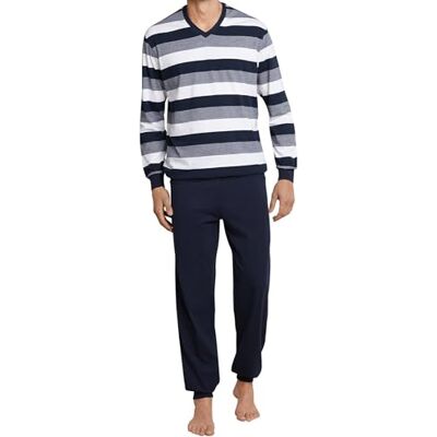 Schiesser Homme Anzug Lang" Ensemble de pyjama, Multicolore, 48 EU/D, int. S - Publicité Schiesser Homme Anzug Lang" Ensemble de pyjama, Multicolore, 48 EU/D, int. S - Publicité