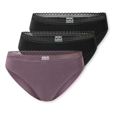 Schiesser Damen 3 Pack Slip Unterwäsche Mit Spitze Baumwolle Mix Multipacks Slips Femme - Publicité Schiesser Damen 3 Pack Slip Unterwäsche Mit Spitze Baumwolle Mix Multipacks Slips Femme - Publicité