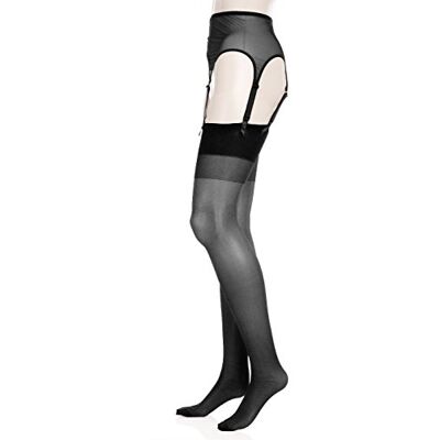 GLAMORY Porte-jarretelles Garter Belt Noir 3XL - Publicité GLAMORY Porte-jarretelles Garter Belt Noir 3XL - Publicité
