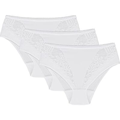 Wolbar Culotte Classique Slip 3 Pack Élégant WB51 Fabriqué en UE, Blanc,L - Publicité Wolbar Culotte Classique Slip 3 Pack Élégant WB51 Fabriqué en UE, Blanc,L - Publicité