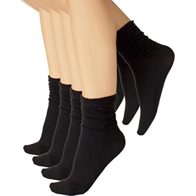 CALZITALY PACK 4/5 PAIRES Socquettes sans Bord, Chaussettes Opaques, Chaussettes Losanges, Mi-Bas Femme Made in Italy (Taille unique, 4 Paires Noires) - Publicité CALZITALY PACK 4/5 PAIRES Socquettes sans Bord, Chaussettes Opaques, Chaussettes Losanges, Mi-Bas Femme Made in Italy (Taille unique, 4 Paires Noires) - Publicité