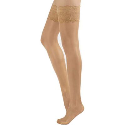 CALZITALY Bas Autofixant Femme, Autofixant Grande Taille, Autofixant Voile Noir, Naturel, Bronzé S, M, L, XL, XXL, 3XL, 4XL 20 DEN Made in Italy (XXL, Naturel) - Publicité CALZITALY Bas Autofixant Femme, Autofixant Grande Taille, Autofixant Voile Noir, Naturel, Bronzé S, M, L, XL, XXL, 3XL, 4XL 20 DEN Made in Italy (XXL, Naturel) - Publicité