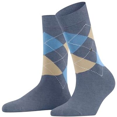 Burlington Queen W So coton fantaisie 1 paire, Chaussettes Femme, Bleu Light Jeans 6662, 36-41 - Publicité Burlington Queen W So coton fantaisie 1 paire, Chaussettes Femme, Bleu Light Jeans 6662, 36-41 - Publicité