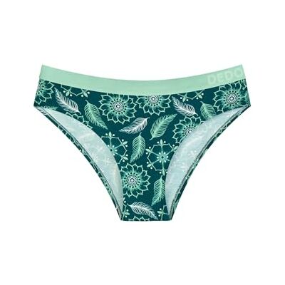 Dedoles Culotte Femme & Filles sous-vêtement Coton Beaucoup Designs Amusants Fleurs Licorne Teckel Ballons Pomme, Couleur: Vert, Motif: Mandala et Feuilles (Modal), Taille: S - Publicité Dedoles Culotte Femme & Filles sous-vêtement Coton Beaucoup Designs Amusants Fleurs Licorne Teckel Ballons Pomme, Couleur: Vert, Motif: Mandala et Feuilles (Modal), Taille: S - Publicité