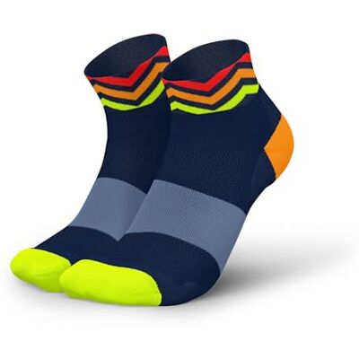 INCYLENCE - Ultralight Short Laufsocken - Navy Orange - Running Socks - Publicité INCYLENCE - Ultralight Short Laufsocken - Navy Orange - Running Socks - Publicité
