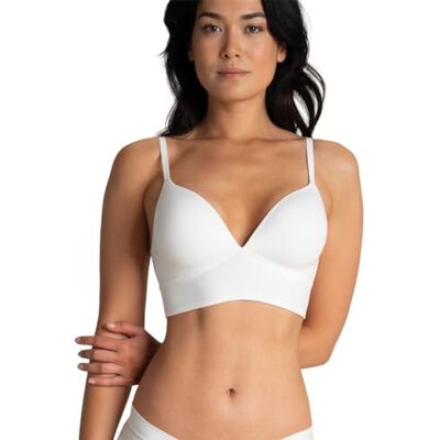 Athena Soutien-Gorge Bustier Femme Easy Seconde Peau Soutien-Gorge à Coques sans Armatures, Microfibre Ultra Stretch Label Oeko-TEX Café Latte, 3 (S), Naturel, L - Publicité Athena Soutien-Gorge Bustier Femme Easy Seconde Peau Soutien-Gorge à Coques sans Armatures, Microfibre Ultra Stretch Label Oeko-TEX Café Latte, 3 (S), Naturel, L - Publicité