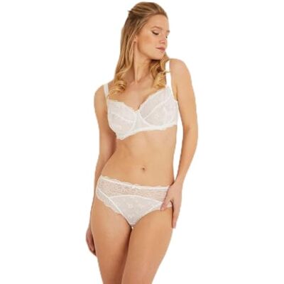 Brigitte Bardot Lingerie Slip Grande Taille Sourire Blanc 46 Femme - Publicité Brigitte Bardot Lingerie Slip Grande Taille Sourire Blanc 46 Femme - Publicité