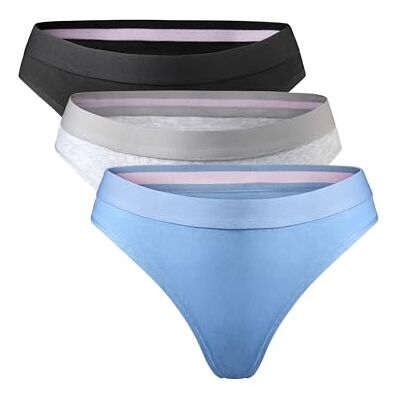 DANISH ENDURANCE Strings en Coton Biologique Femme, Doux, Lot de 3 Strings en Coton Biologique Extensible, Doux et Sans Étiquette, Certifié OEKO-TEX, pour un Confort Quotidien - Publicité DANISH ENDURANCE Strings en Coton Biologique Femme, Doux, Lot de 3 Strings en Coton Biologique Extensible, Doux et Sans Étiquette, Certifié OEKO-TEX, pour un Confort Quotidien - Publicité