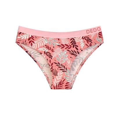 Dedoles Culotte Femme & Filles sous-vêtement Coton Beaucoup Designs Amusants Fleurs Licorne Teckel Ballons Pomme, Couleur: Rose, Motif: Feuilles Roses (Modal), Taille: S - Publicité Dedoles Culotte Femme & Filles sous-vêtement Coton Beaucoup Designs Amusants Fleurs Licorne Teckel Ballons Pomme, Couleur: Rose, Motif: Feuilles Roses (Modal), Taille: S - Publicité