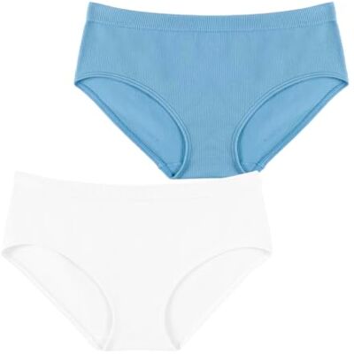 Athena Lot de 2 Slips Fille sans Couture côtelés - Publicité Athena Lot de 2 Slips Fille sans Couture côtelés - Publicité
