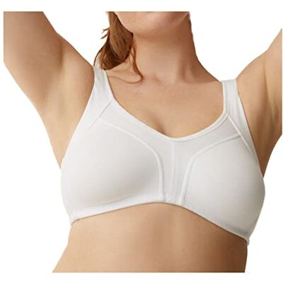 Naturana Soutien-Gorge Minimiseur à Bonnets Souples minimisant, Blanc, 110B Femme - Publicité Naturana Soutien-Gorge Minimiseur à Bonnets Souples minimisant, Blanc, 110B Femme - Publicité