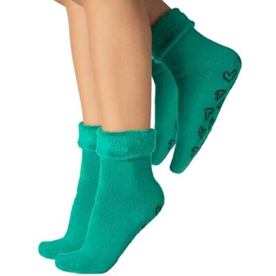 CALZITALY Chaussettes Hivernales Effet Angora Socquettes Douces avec Semelle Antidérapante Multicolore Taille Unique Made in Italy - Publicité CALZITALY Chaussettes Hivernales Effet Angora Socquettes Douces avec Semelle Antidérapante Multicolore Taille Unique Made in Italy - Publicité