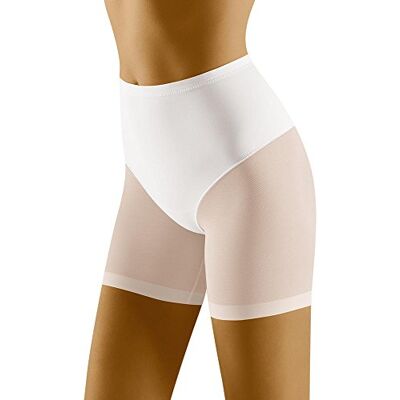 Wolbar Femme Culotte Sculptante À Taille Haute avec Empiècements en Tulle Ajustement Parfait Confort Et Design Invisible pour Une Silhouette Lisse Et Élancée, Blanc,M - Publicité Wolbar Femme Culotte Sculptante À Taille Haute avec Empiècements en Tulle Ajustement Parfait Confort Et Design Invisible pour Une Silhouette Lisse Et Élancée, Blanc,M - Publicité