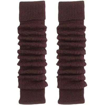 TODO Chaudes Stulpen pour Femmes avec Laine Douces, Flexibles. Beinstulpen en Laine pour l'Hiver, quand il fait Froid Jambières pour Femmes, marron, S/M unterhalb des Knies - Publicité TODO Chaudes Stulpen pour Femmes avec Laine Douces, Flexibles. Beinstulpen en Laine pour l'Hiver, quand il fait Froid Jambières pour Femmes, marron, S/M unterhalb des Knies - Publicité