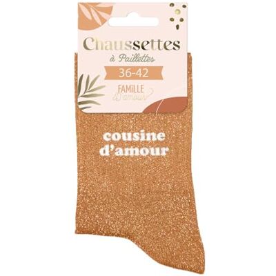 STC Chaussettes paillettes cousine d'amour 36-42 - Publicité STC Chaussettes paillettes cousine d'amour 36-42 - Publicité