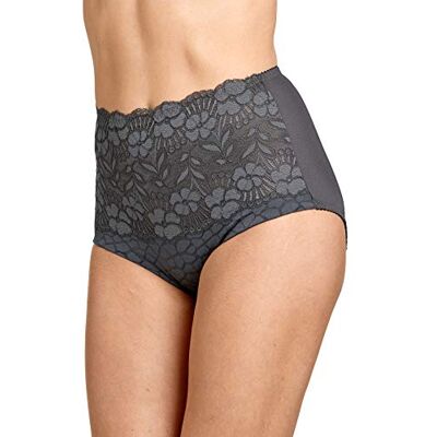 Miss Mary of Sweden Gaine-Culotte Jacquard & Lace 44 Gris - Publicité Miss Mary of Sweden Gaine-Culotte Jacquard & Lace 44 Gris - Publicité