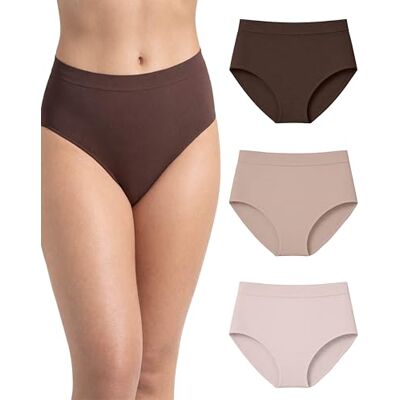 Risalti Culotte Femme Taille Haute Seamless Lot 3 – Slip Femme Taille Haute sans Couture et Etiquettes, Culottes et Slips en Microfibre Douce Plus Confortable Que Le Coton Made in Italy - Publicité Risalti Culotte Femme Taille Haute Seamless Lot 3 – Slip Femme Taille Haute sans Couture et Etiquettes, Culottes et Slips en Microfibre Douce Plus Confortable Que Le Coton Made in Italy - Publicité