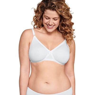 Naturana Soutien-Gorge moulé, contrôle Ferme pour Femme, Blanc (Blanc), 90B - Publicité Naturana Soutien-Gorge moulé, contrôle Ferme pour Femme, Blanc (Blanc), 90B - Publicité