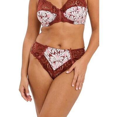 Sans Complexe Modèle Amelie Print Slip Femme 42/44 Floral Rouge Cabernet - Publicité Sans Complexe Modèle Amelie Print Slip Femme 42/44 Floral Rouge Cabernet - Publicité