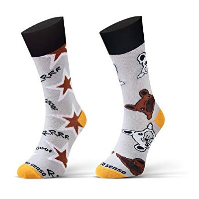sesto senso Chaussette Fantaisie Drole en Coton Homme Femme Rigolotes Folles Socquette Colorées à Motifs - Publicité sesto senso Chaussette Fantaisie Drole en Coton Homme Femme Rigolotes Folles Socquette Colorées à Motifs - Publicité