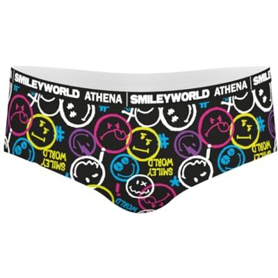 Athena SmileyWorld Boxer Fille – Imprimé – Confort Quotidien - Publicité Athena SmileyWorld Boxer Fille – Imprimé – Confort Quotidien - Publicité
