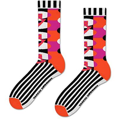 ZOOKSY Chaussettes Fluorescentes, Design Rave Années '90, Néon UV, Coton OEKO TEX, Vert Lumineux, 36-40, RESPECT - Publicité ZOOKSY Chaussettes Fluorescentes, Design Rave Années '90, Néon UV, Coton OEKO TEX, Vert Lumineux, 36-40, RESPECT - Publicité