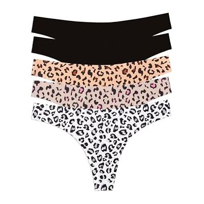 Occulto String sans Couture Femme Lot de 5 (modèle: ), Tanga Invisible - Publicité Occulto String sans Couture Femme Lot de 5 (modèle: ), Tanga Invisible - Publicité