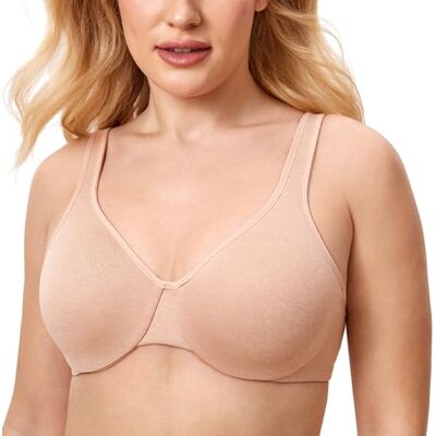 DELIMIRA Soutien Gorge Minimiseur Invisible Avoine Bruyère 115D - Publicité DELIMIRA Soutien Gorge Minimiseur Invisible Avoine Bruyère 115D - Publicité