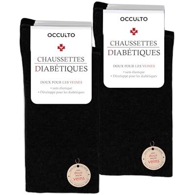 Occulto Chaussettes Diabétiques Femmes lot de 10 (modèle: ) - Publicité Occulto Chaussettes Diabétiques Femmes lot de 10 (modèle: ) - Publicité
