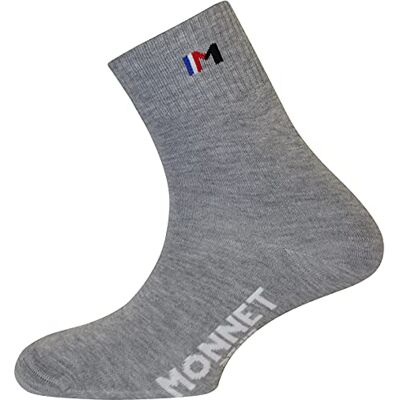 MONNET Mid Twin Chaussettes, Gris, 3738 Mixte - Publicité MONNET Mid Twin Chaussettes, Gris, 3738 Mixte - Publicité