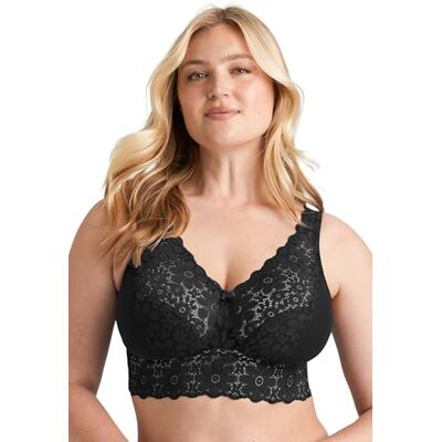 Miss Mary of Sweden Lace Dreams Soutien-Gorge élastique sans Armature de Style Bustier dans Un Tissu recyclé - Publicité Miss Mary of Sweden Lace Dreams Soutien-Gorge élastique sans Armature de Style Bustier dans Un Tissu recyclé - Publicité