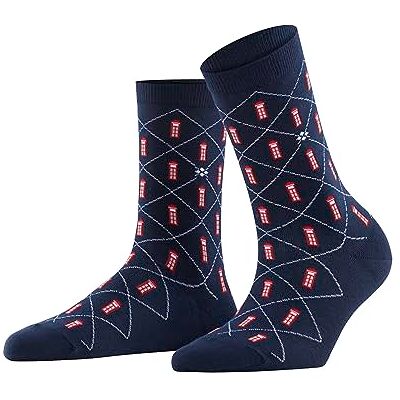 Burlington Phone Booth W So coton fantaisie 1 paire, Chaussettes Femme, Bleu Marine 6120, 36-41 - Publicité Burlington Phone Booth W So coton fantaisie 1 paire, Chaussettes Femme, Bleu Marine 6120, 36-41 - Publicité