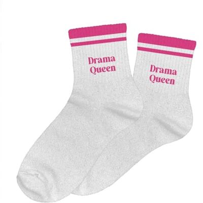 STC Chaussettes paillettes a bandes drama queen - Publicité STC Chaussettes paillettes a bandes drama queen - Publicité