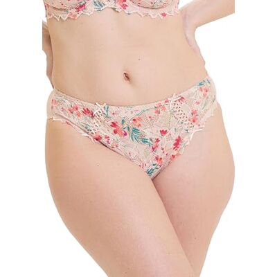Sans Complexe Modèle Arum Mosaic Slip Femme 42/44 Fleurs Champêtres - Publicité Sans Complexe Modèle Arum Mosaic Slip Femme 42/44 Fleurs Champêtres - Publicité