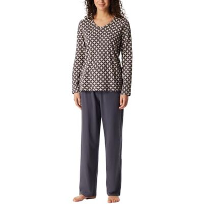Schiesser Schiesser Damen Schlafanzug Lang Baumwolle Nightwear Ensemble de Pijama Femme (Lot de 1) - Publicité Schiesser Schiesser Damen Schlafanzug Lang Baumwolle Nightwear Ensemble de Pijama Femme (Lot de 1) - Publicité