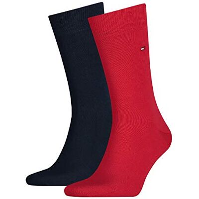 Tommy Hilfiger Lot de 4 paires de chaussettes classiques pour homme - Publicité Tommy Hilfiger Lot de 4 paires de chaussettes classiques pour homme - Publicité