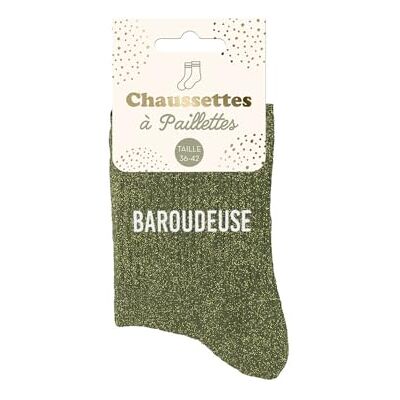 STC PAIRE DE CHAUSSETTES PAILLETTES BAROUDEUSE FEMME - Publicité STC PAIRE DE CHAUSSETTES PAILLETTES BAROUDEUSE FEMME - Publicité