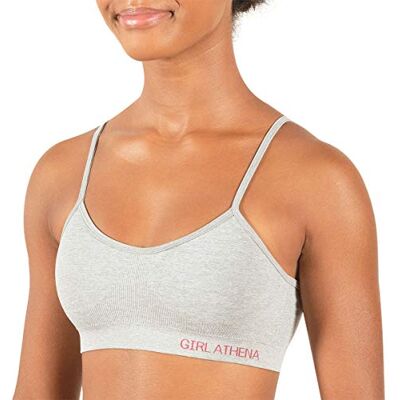 Athena Brassière Fille sans Couture Fashion Girl by Taille : 10 Ans Couleur : Gris chiné - Publicité Athena Brassière Fille sans Couture Fashion Girl by Taille : 10 Ans Couleur : Gris chiné - Publicité