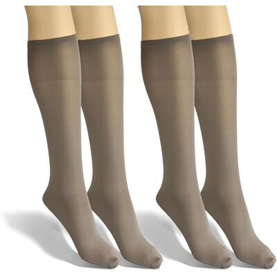 sesto senso Chaussettes Montantes Genoux Femme 40 DEN Mi-Bas 2 Paires - Publicité sesto senso Chaussettes Montantes Genoux Femme 40 DEN Mi-Bas 2 Paires - Publicité