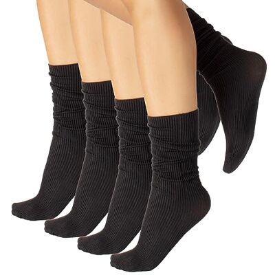 CALZITALY PACK 4 PAIRES Chaussettes Brillantes, Socquettes Côtes, Chaussettes Opaques Multicolore Made in Italy (Taille unique, 4 PAIRES SANS LUREX– ASSC) - Publicité CALZITALY PACK 4 PAIRES Chaussettes Brillantes, Socquettes Côtes, Chaussettes Opaques Multicolore Made in Italy (Taille unique, 4 PAIRES SANS LUREX– ASSC) - Publicité