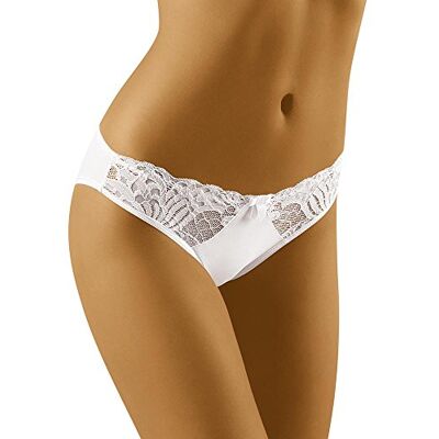 Wolbar Femmes Mini-Slips WB82, Blanc,L - Publicité Wolbar Femmes Mini-Slips WB82, Blanc,L - Publicité