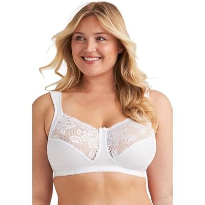 Miss Mary of Sweden : Soutien-Gorge Lovely Lace sans Armature, à Bonnet Entier 100B Blanc - Publicité Miss Mary of Sweden : Soutien-Gorge Lovely Lace sans Armature, à Bonnet Entier 100B Blanc - Publicité