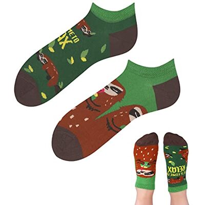 TODO Chaussettes Courtes Drôles Invisibles Femme Homme Basses, D'été Cheville De Mode pour Chaussures Basses (Paresseux bas, 43-46) - Publicité TODO Chaussettes Courtes Drôles Invisibles Femme Homme Basses, D'été Cheville De Mode pour Chaussures Basses (Paresseux bas, 43-46) - Publicité