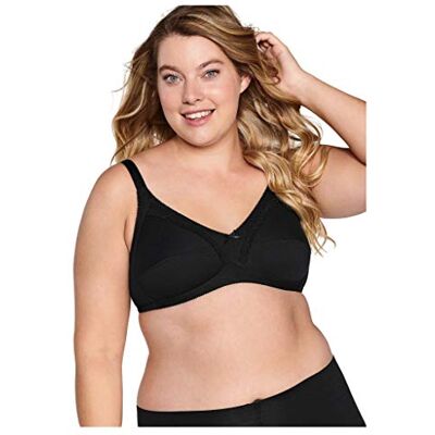 Naturana Soutien-Gorge Coton sans Armature Femme Noir FR 90 E - Publicité Naturana Soutien-Gorge Coton sans Armature Femme Noir FR 90 E - Publicité