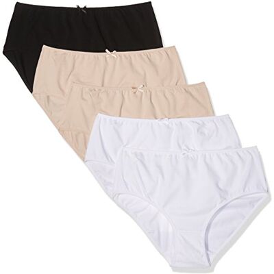 Ulla Popken Femme Grandes Tailles Slip mélangé Coton (lot 5) Multicolore 62+ 700384 90-62+ - Publicité Ulla Popken Femme Grandes Tailles Slip mélangé Coton (lot 5) Multicolore 62+ 700384 90-62+ - Publicité